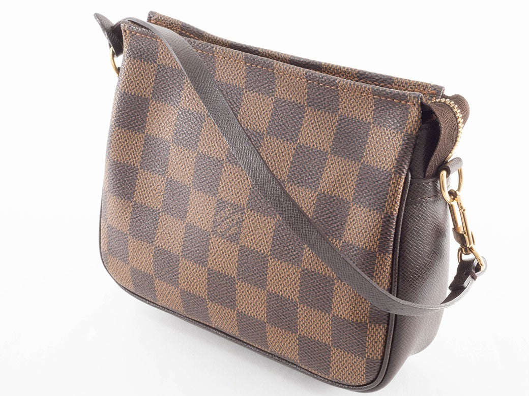 Louis Vuitton Trousses Makeup N51982 Damier Ebene Canvas Handbag Preowned7