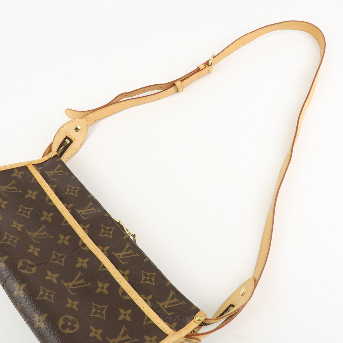 Louis Vuitton Monogram Popincourt Long Shoulder Bag Brown Large Preowned Auth5