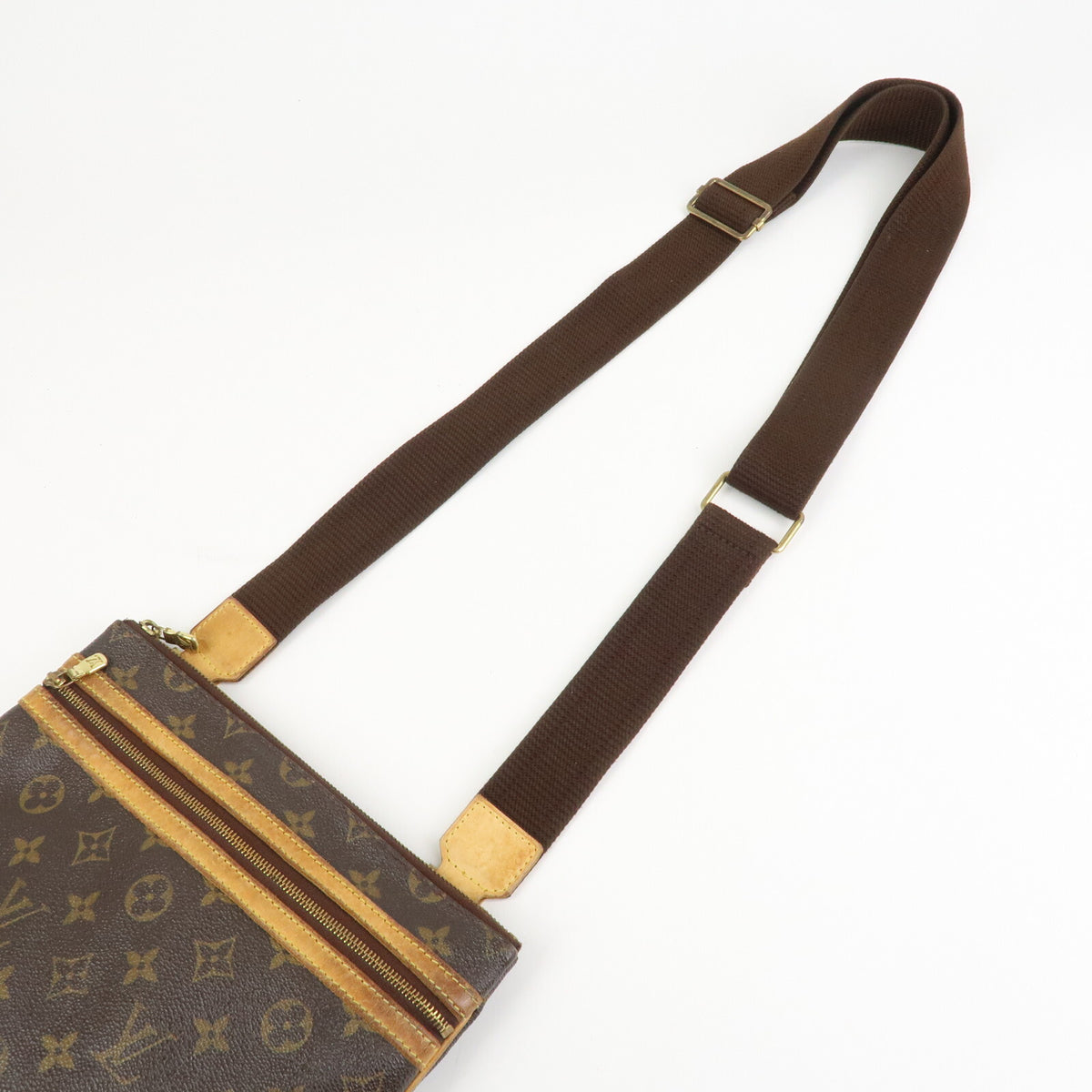 LOUIS VUITTON Pochette Bosphore Monogram Crossbody Shoulder Bag Preowned Auth5
