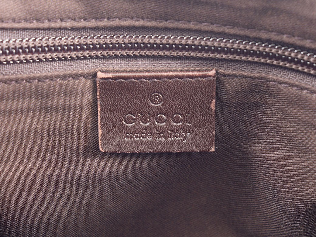 GUCCI GG Canvas Messenger Crossbody Shoulder Bag Beige Brown 145858 Preowned12