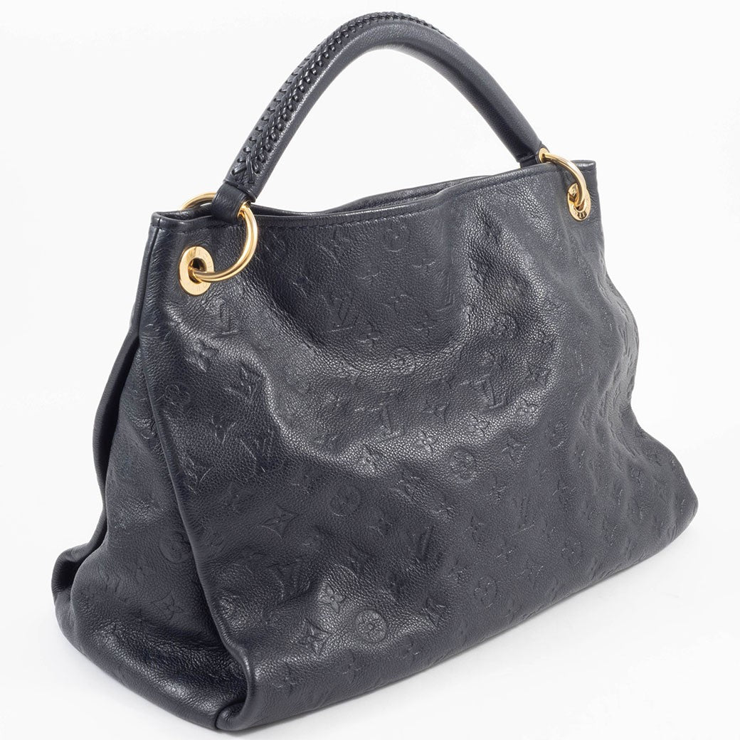LOUIS VUITTON Artsy MM Monogram Empreinte Infini Leather Hobo Shoulder Bag Auth2