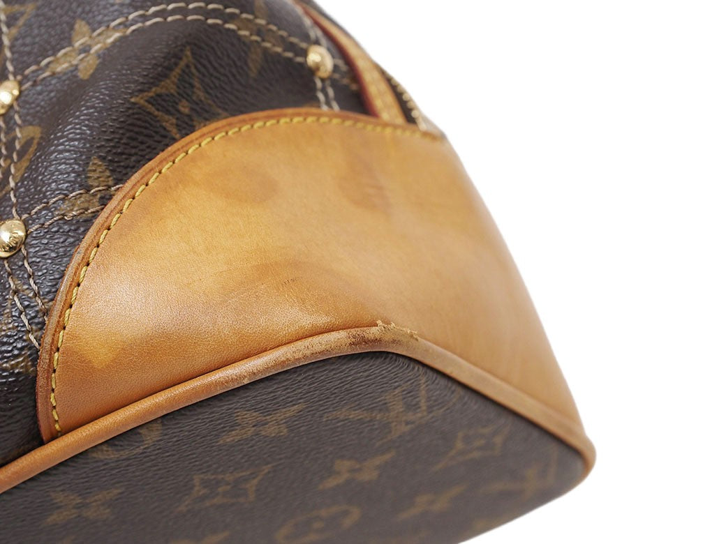 LOUIS VUITTON Handbag Monogram Rivet Tote Bag M40140 Reuse Used Preowned Auth3