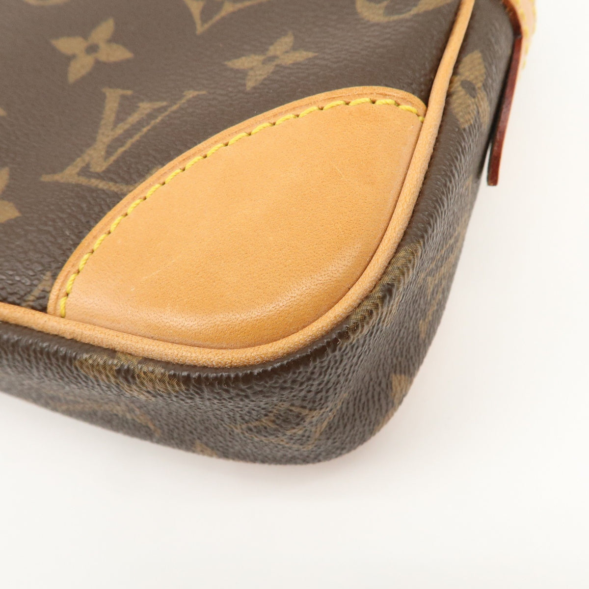 Louis Vuitton Monogram Marly Dragonne GM Clutch Bag Brown M51825 Auth Used F/S8
