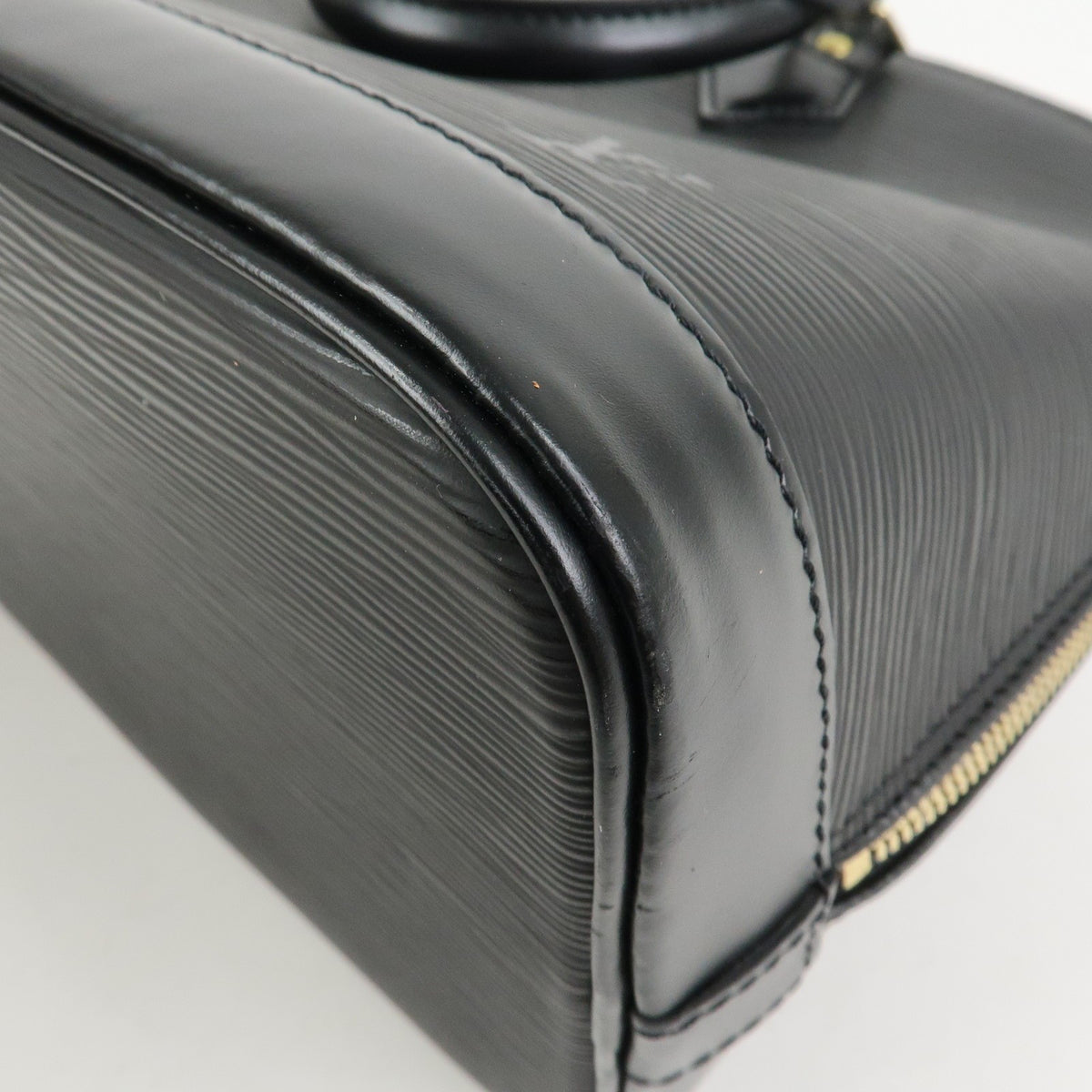 LOUIS VUITTON Alma PM Epi Leather Black Womens Handbag M52802 Preowned Auth10