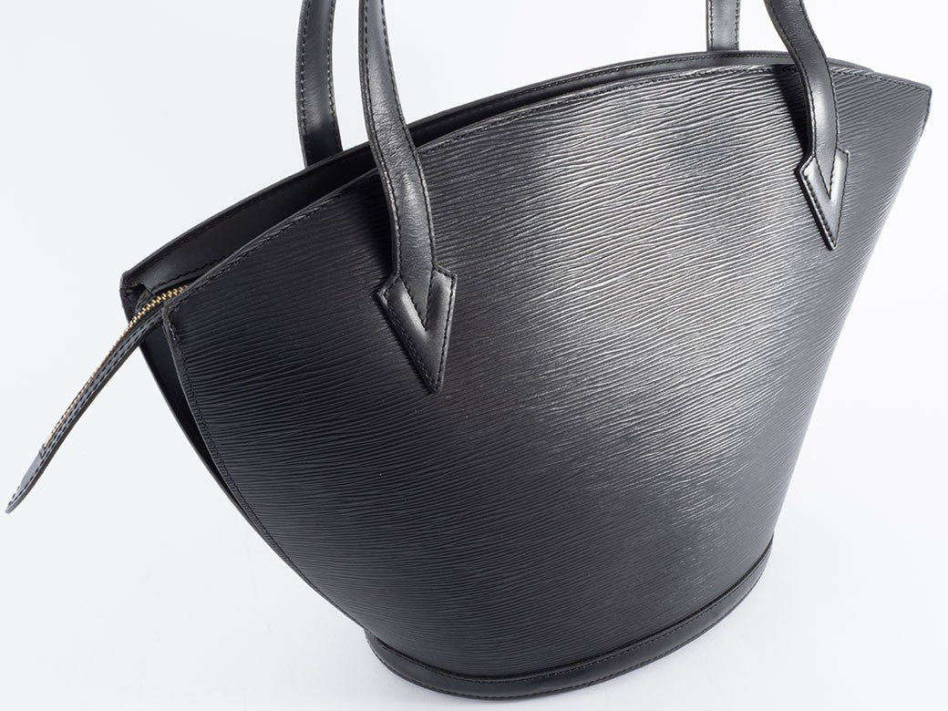 Louis Vuitton Saint Jacques Shopping M52262 Epi Black Shoulder Tote Preowned3