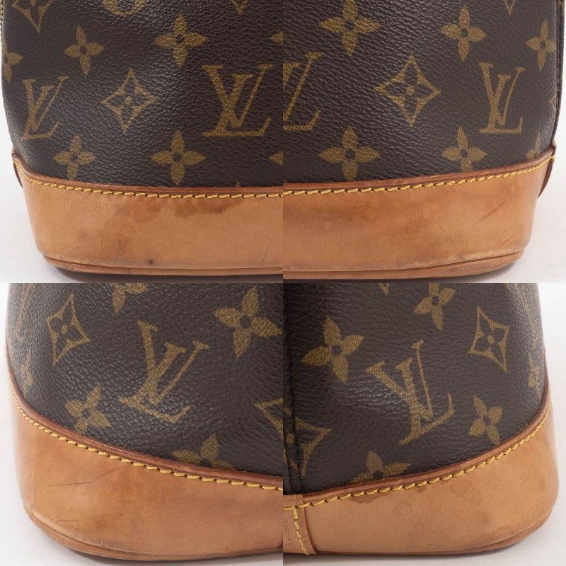 LOUIS VUITTON Alma PM Monogram Womens Handbag M51130 Brown Leather Preowned13