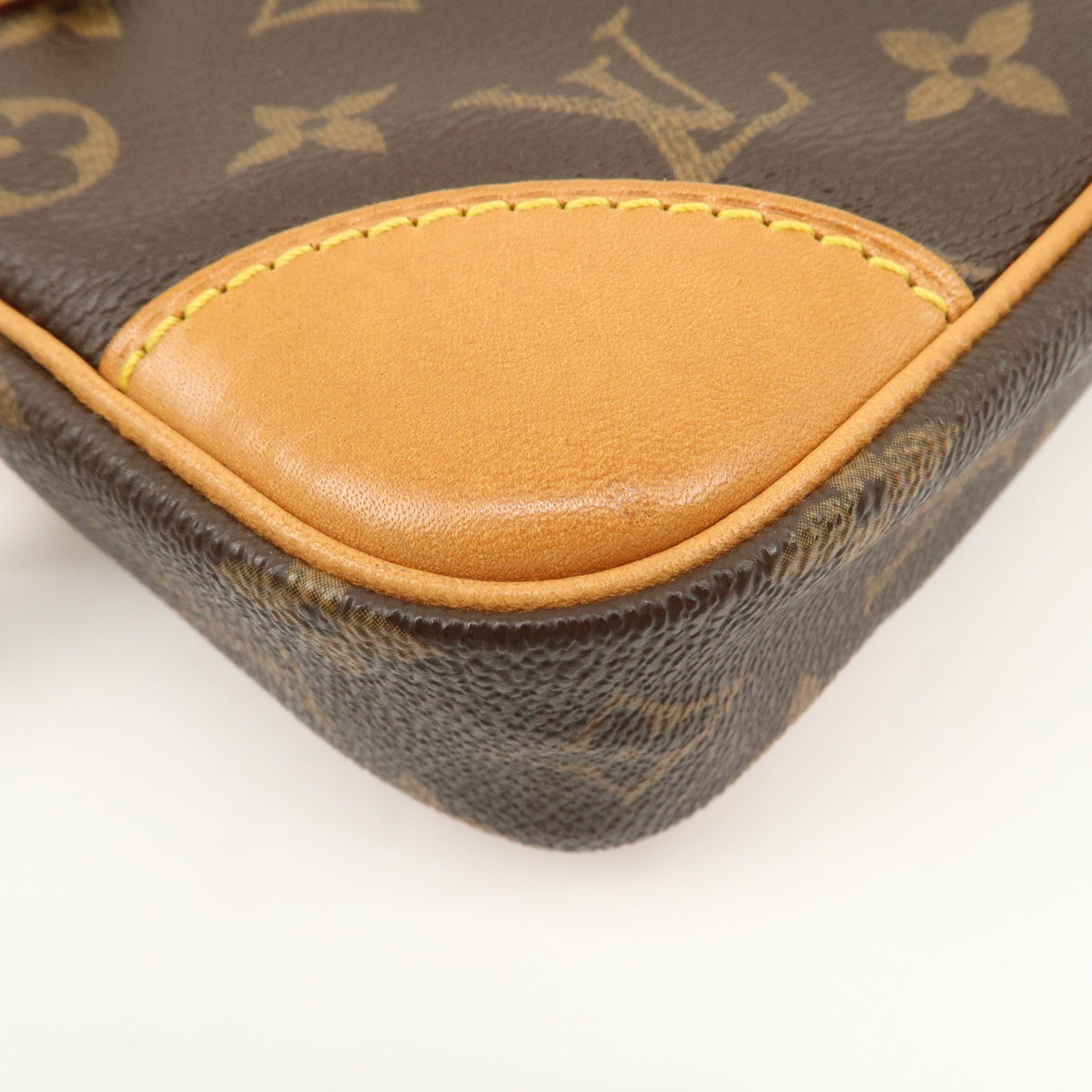 Louis Vuitton Monogram Marly Dragonne GM Clutch Bag Brown M51825 Auth Used F/S7
