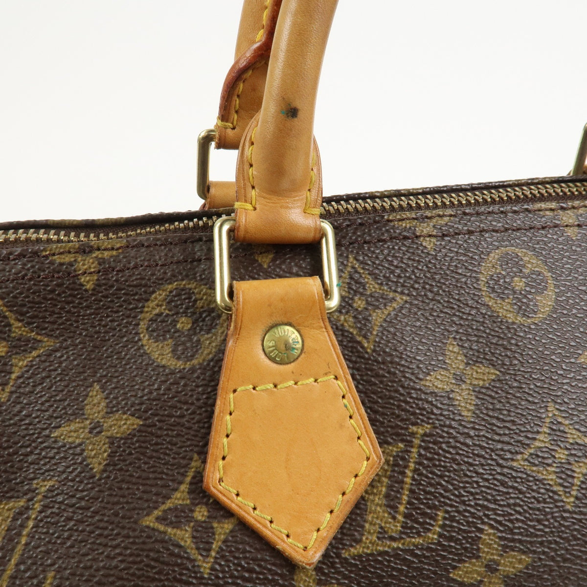 Louis Vuitton Monogram Speedy 30 Boston Bag Hand Bag Brown M41526 Auth Used F/S9