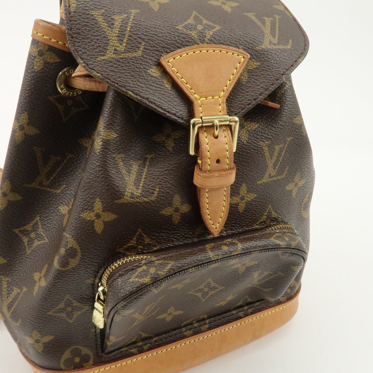 LOUIS VUITTON Mini Montsouris Backpack Monogram Canvas M51137 Preowned Auth7
