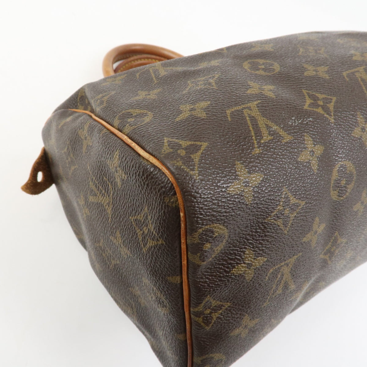 Louis Vuitton Monogram Speedy 25 Boston Bag Hand Bag Brown M41528 Auth Used F/S10
