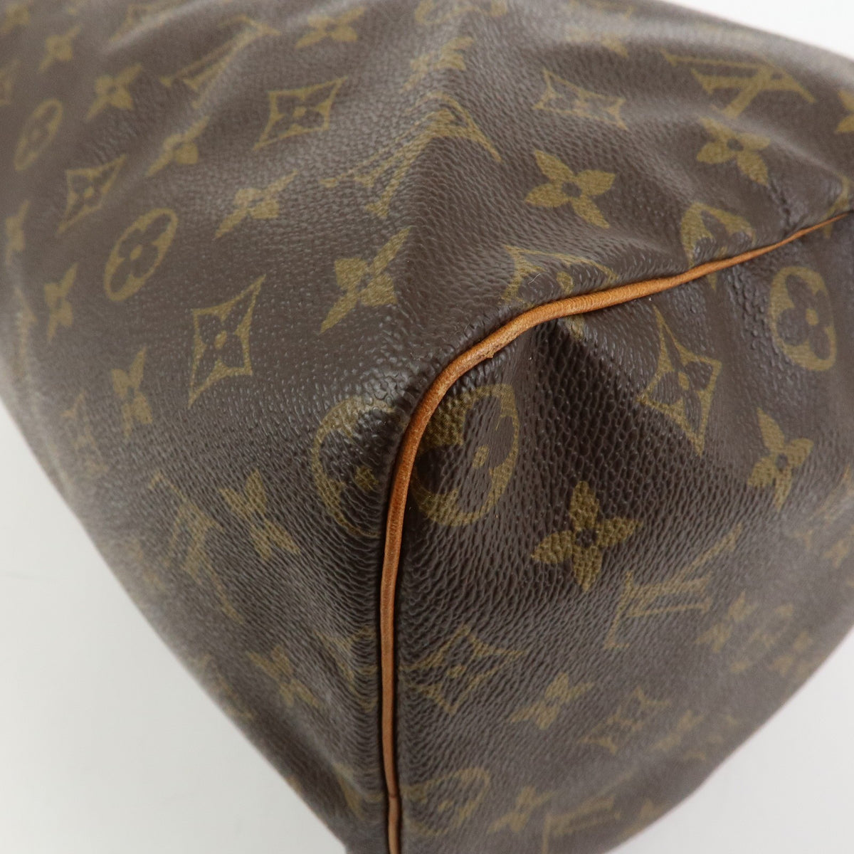 Louis Vuitton Monogram Speedy 40 Hand Bag Boston Bag Brown M41522 Auth Used F/S12