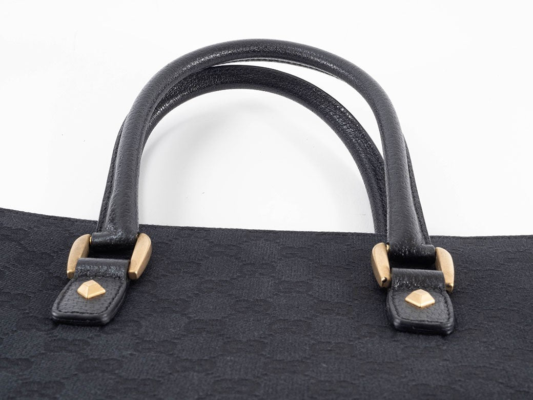 Gucci GG Canvas Handbag Women's Tote Bag Studs 120897 Preowned Used Reuse18