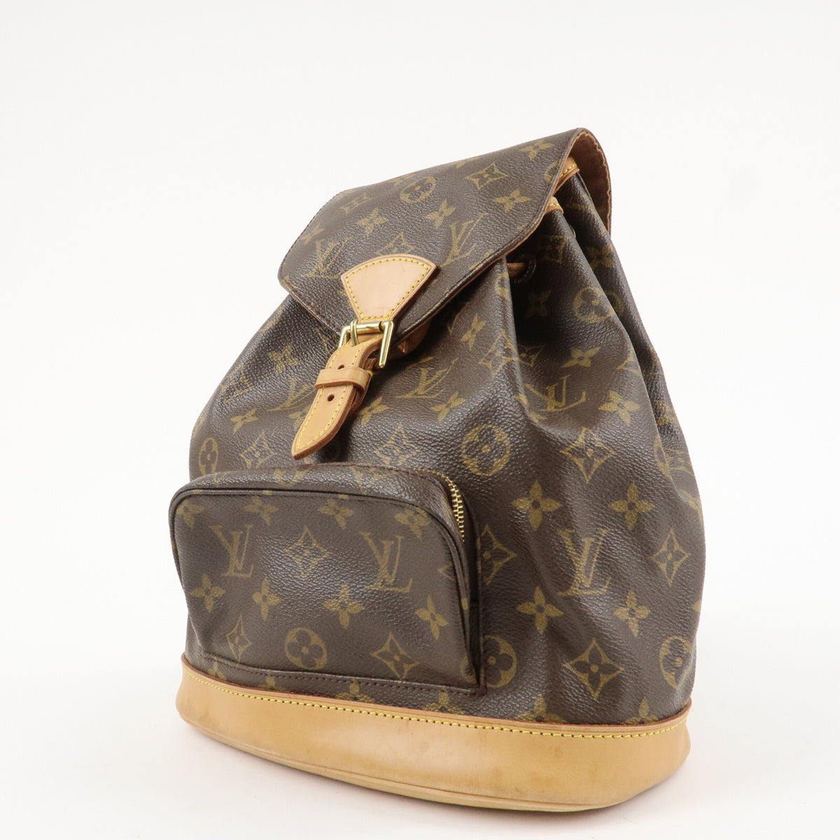 Louis Vuitton Montsouris MM Monogram Backpack M51136 Ruck Sack Preowned Auth2