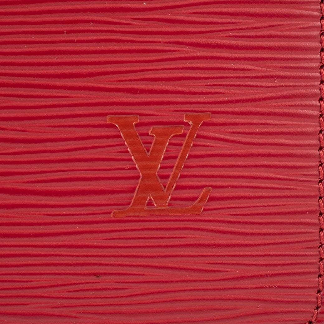 LOUIS VUITTON Riviera Womens Handbag Tote Bag Red Epi Leather Preowned Auth13