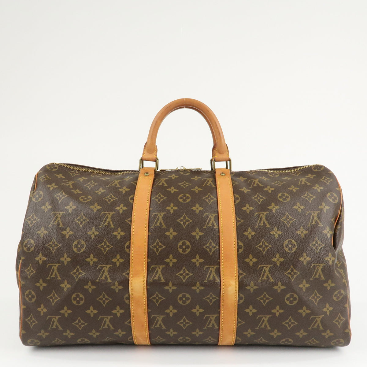 Louis Vuitton Keepall 50 Monogram Boston Travel Duffel Bag M41426 Preowned Auth1