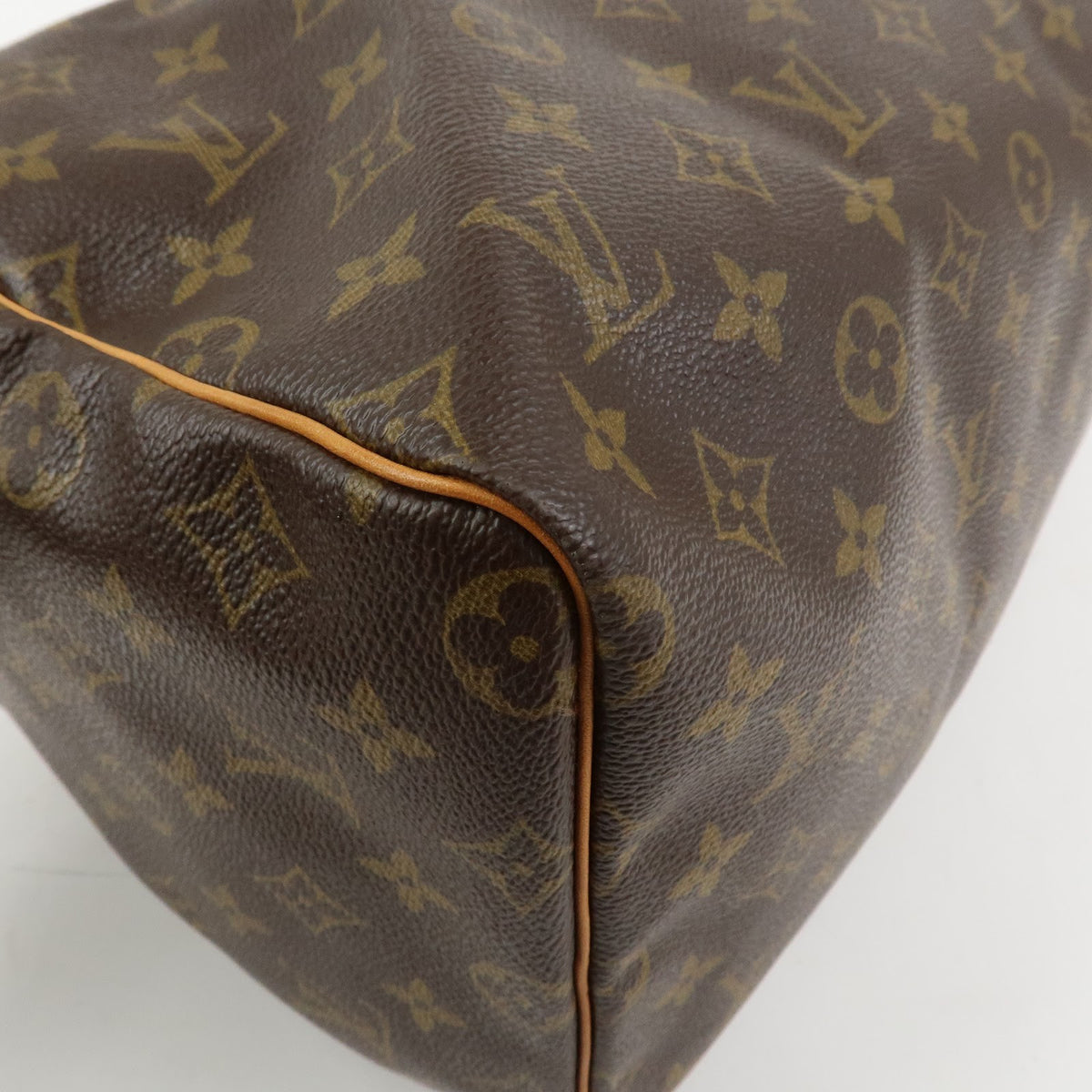 Louis Vuitton Monogram Speedy 40 Hand Bag Boston Bag Brown M41522 Auth Used F/S9