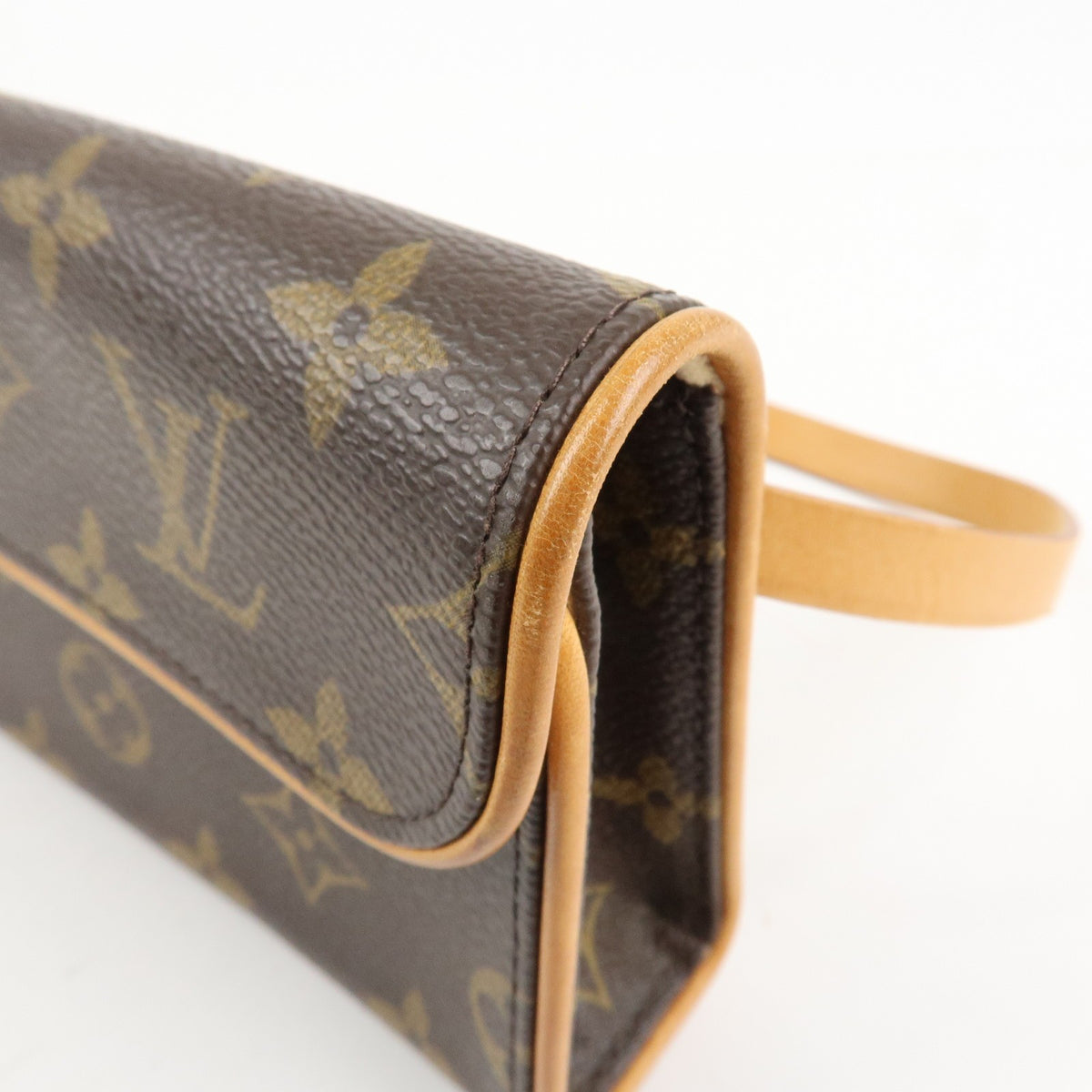 Louis Vuitton Monogram Pochette Florentine Waist Bag Belt XS M51855 Used F/S14