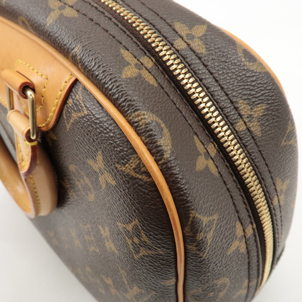 Louis Vuitton Monogram Trueville Womens Handbag Brown M42228 Preowned Auth17