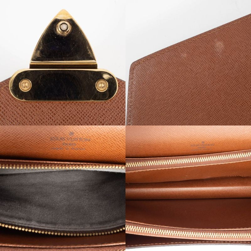 LOUIS VUITTON Concorde Monogram Canvas Womens Handbag Brown M51190 Preowned19