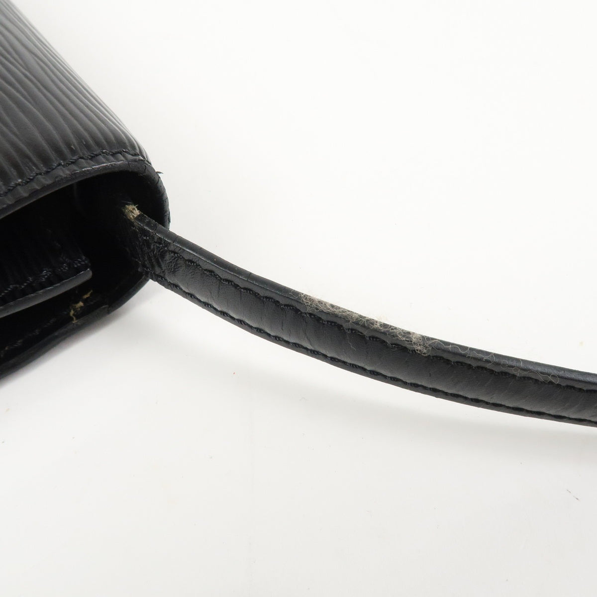LOUIS VUITTON Arche Epi Leather Noir Black Small Convertible Bag Preowned Auth9