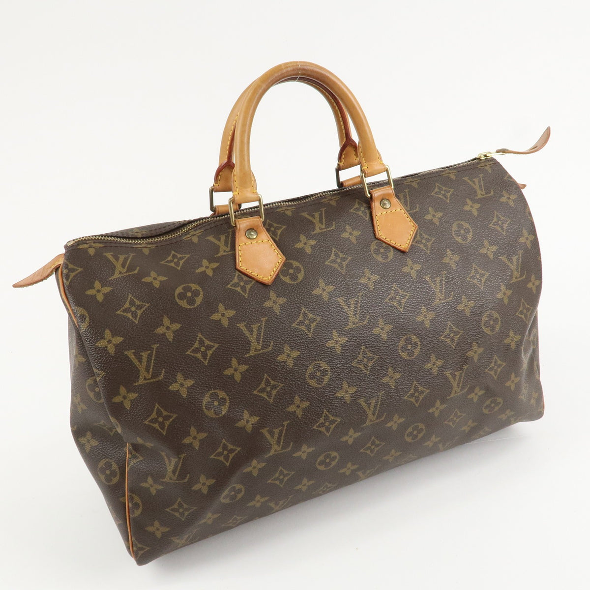 Auth Louis Vuitton Handbag Monogram Speedy 40 Boston Bag M41522 Reuse Used3