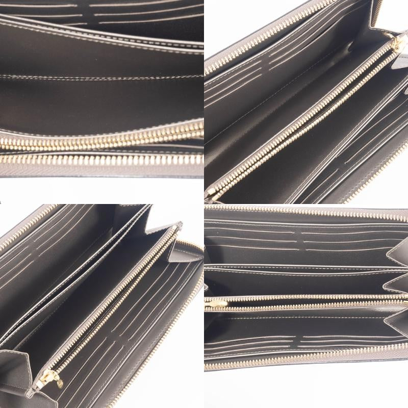 LOUIS VUITTON Zippy Wallet Vernis Champagne Metallise Gold Ziparound Preowned17