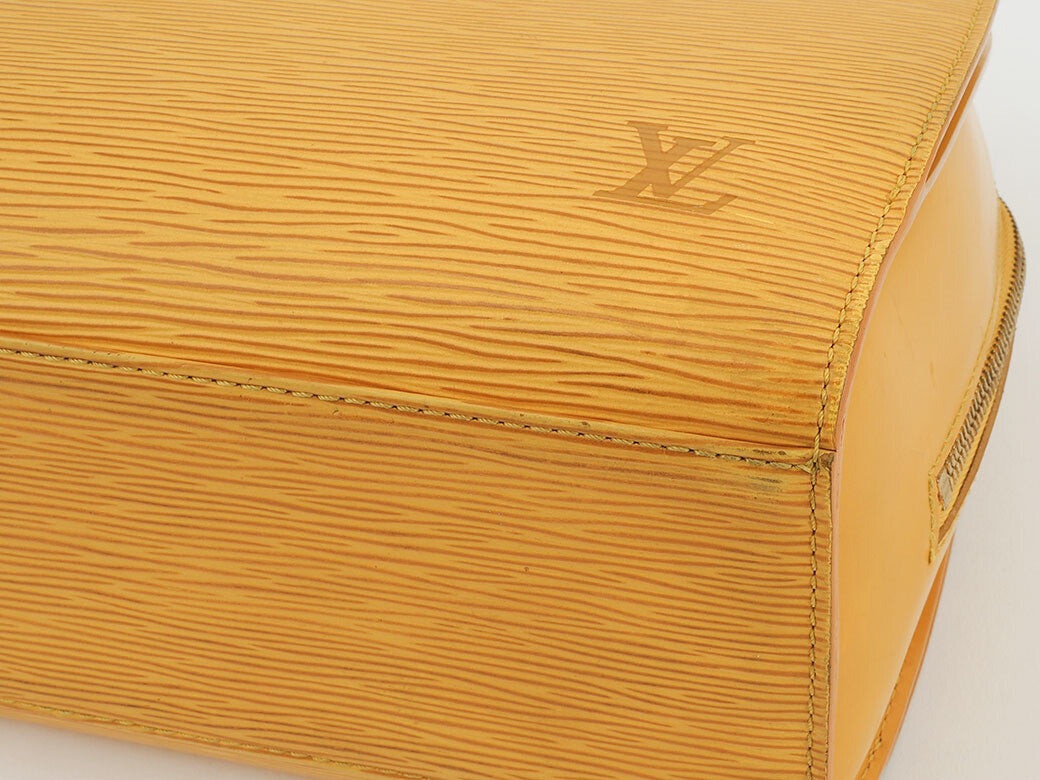 LOUIS VUITTON Pont Neuf Womens Handbag Epi Leather Yellow M52059 Preowned Auth9