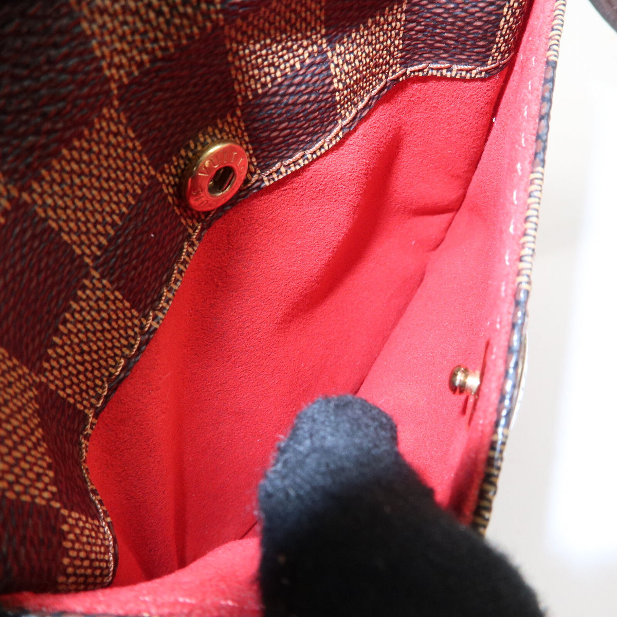 LOUIS VUITTON Damier Rift Mini Pochette Crossbody Shoulder Bag N60009 Preowned14