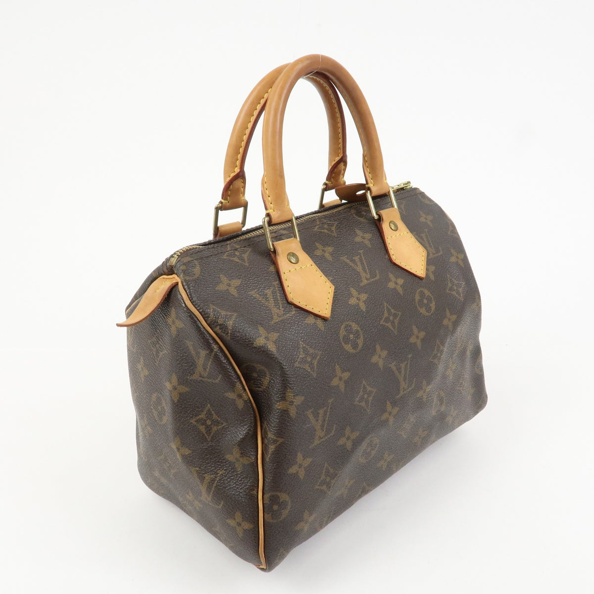 Louis Vuitton Monogram Speedy 25 Boston Bag Hand Bag Brown M41528 Preowned Auth3