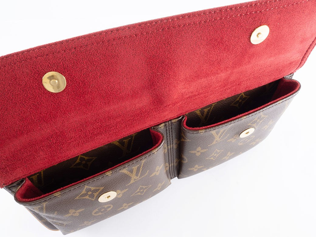 Louis Vuitton Bag Vivacite MM Monogram Shoulder Bag M51164 Reuse Used Preowned14