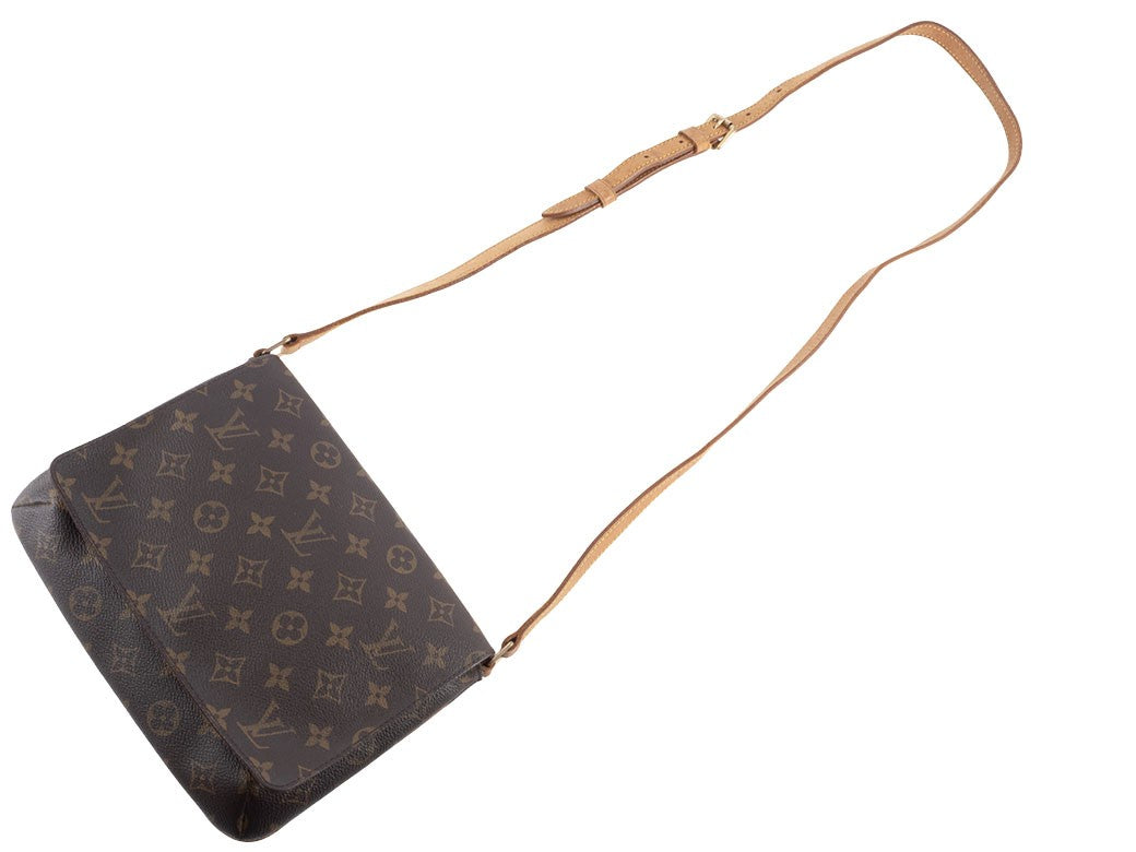 LOUIS VUITTON Musette Tango Monogram Women Crossbody Shoulder Bag Preowned Auth18
