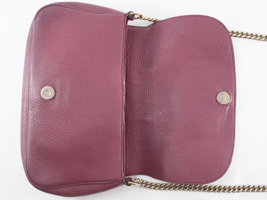 GUCCI Soho Interlocking G Chain Crossbody Shoulder Bag 336752 Womens Preowned16