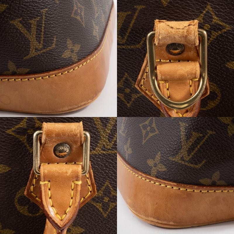 LOUIS VUITTON Alma PM Monogram Canvas Handbag Tote Bag M51130 Preowned Auth12