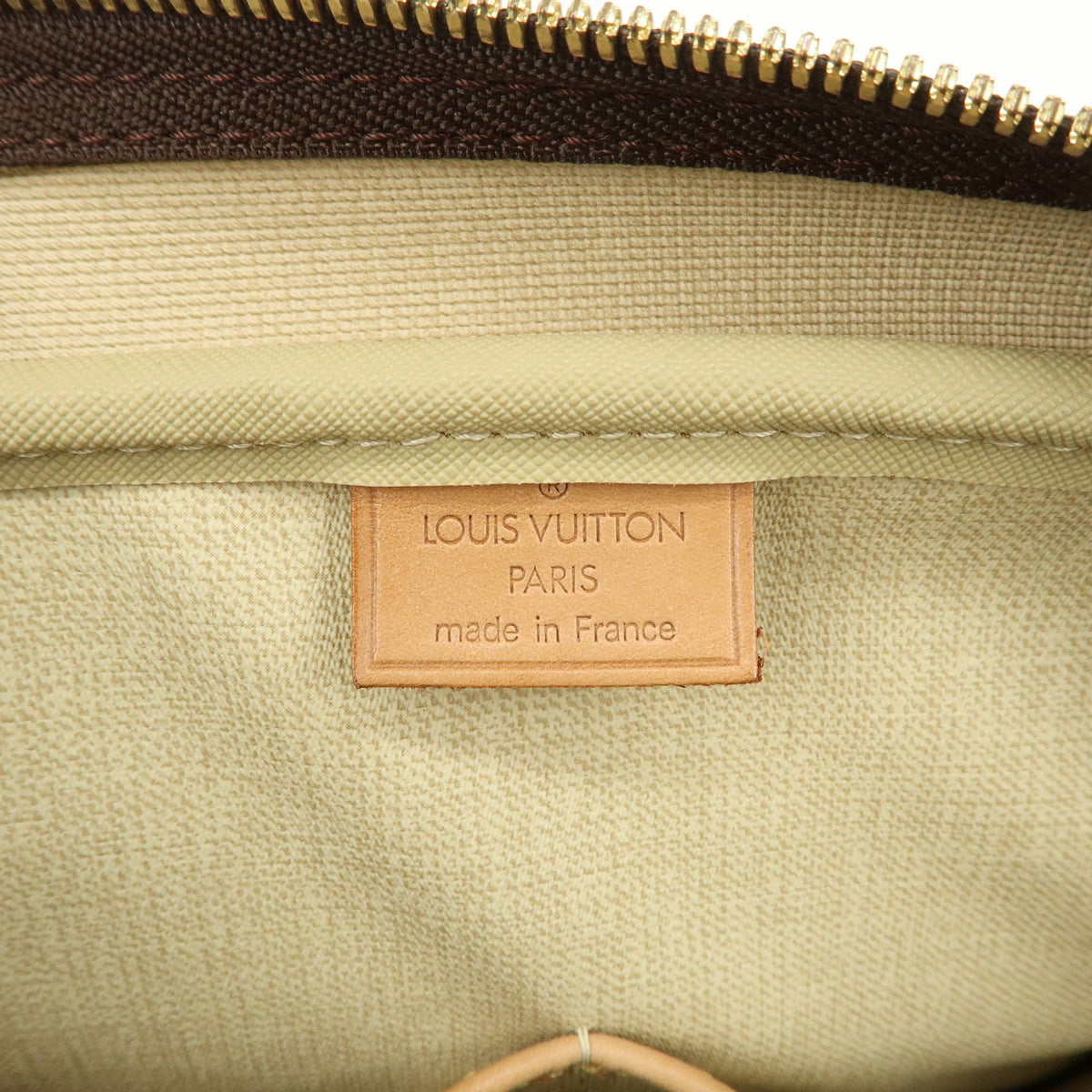 Louis Vuitton Handbag Monogram Deauville Brown M47270 Authentic Used F/S22