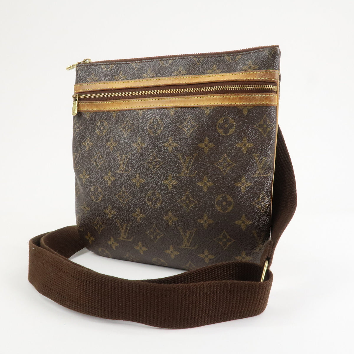 LOUIS VUITTON Pochette Bosphore Monogram Crossbody Shoulder Bag Preowned Auth2