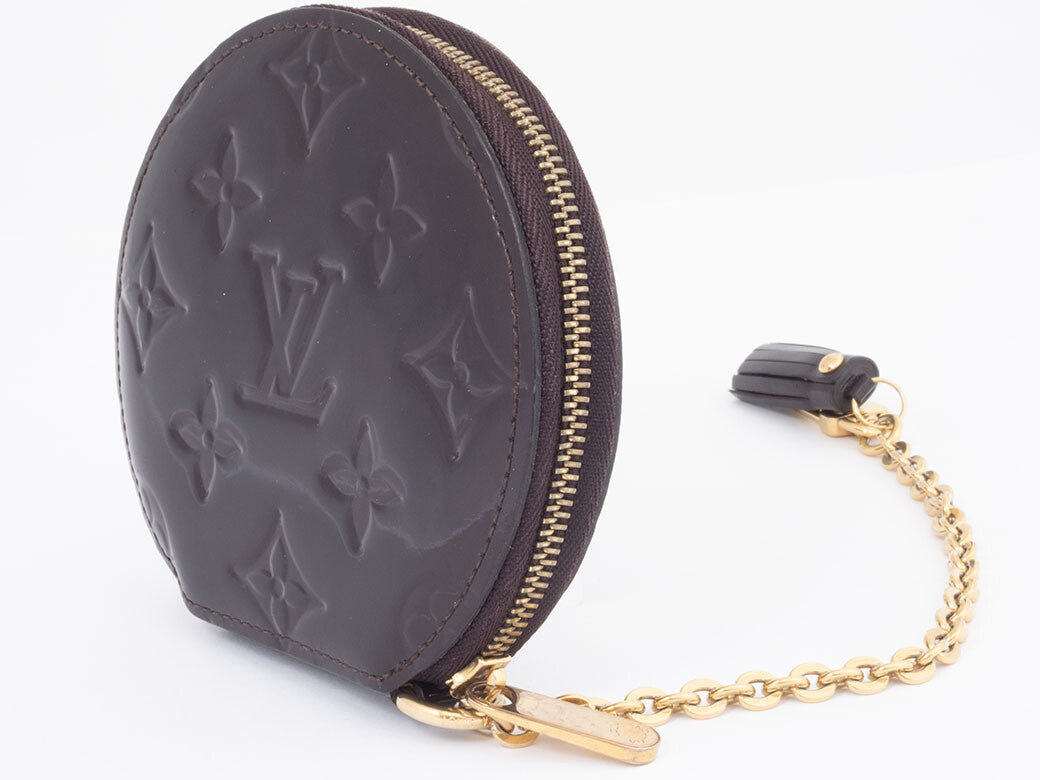 Louis Vuitton coin purse Monogram Vernis Amarante Portemonnay Ecreuil M913861