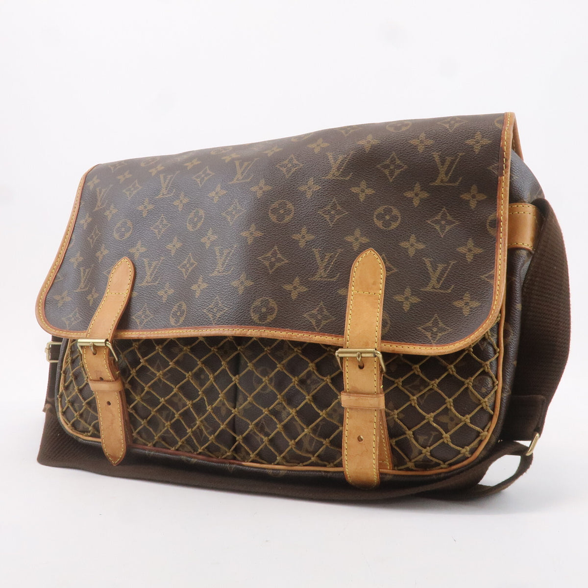 LOUIS VUITTON Gongo MM Monogram Messenger Crossbody Bag M40116 Preowned Auth2