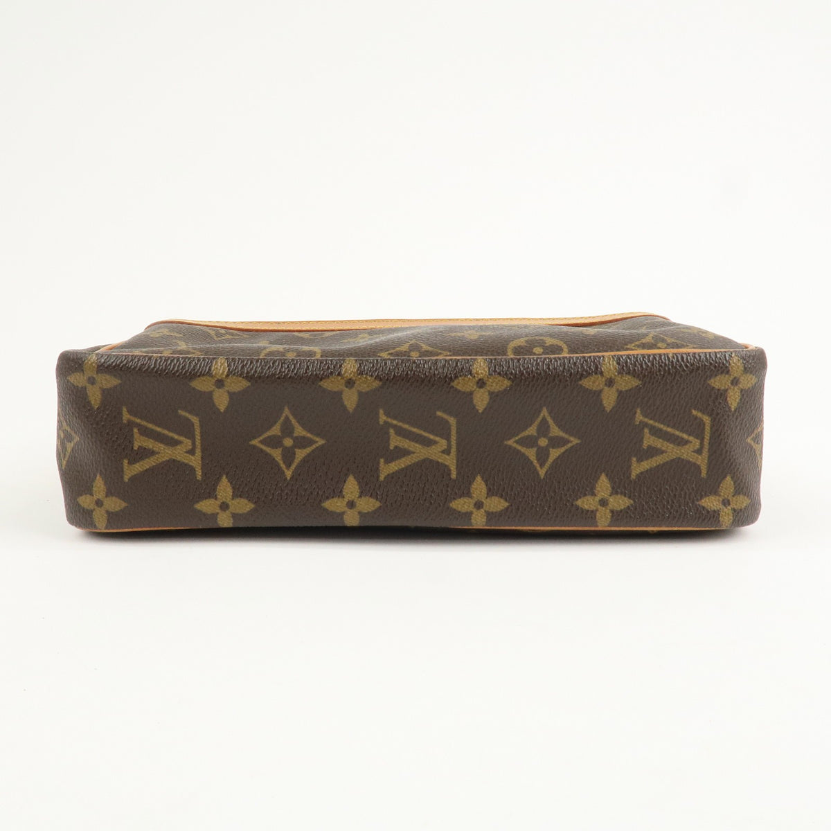 Louis Vuitton Monogram Compiegne 28 Pouch Clutch Bag Brown M51845 Auth Used F/S4