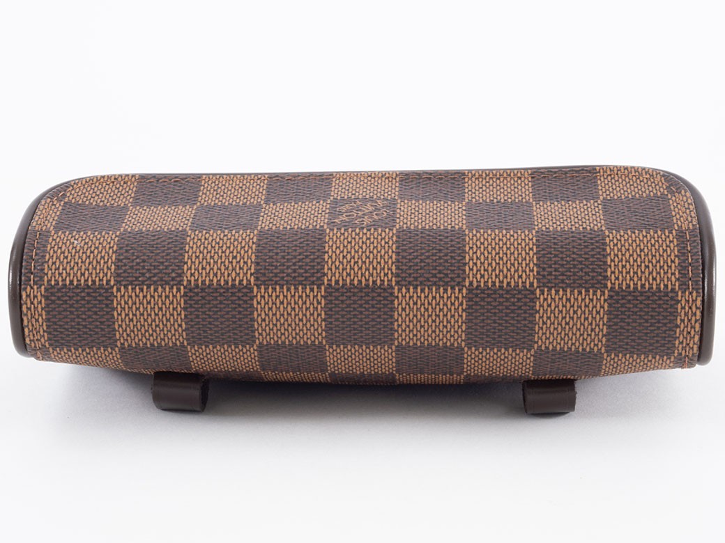 LOUIS VUITTON Pochette Florentine Damier Ebene Waist Bag N51856 Convertible Auth10