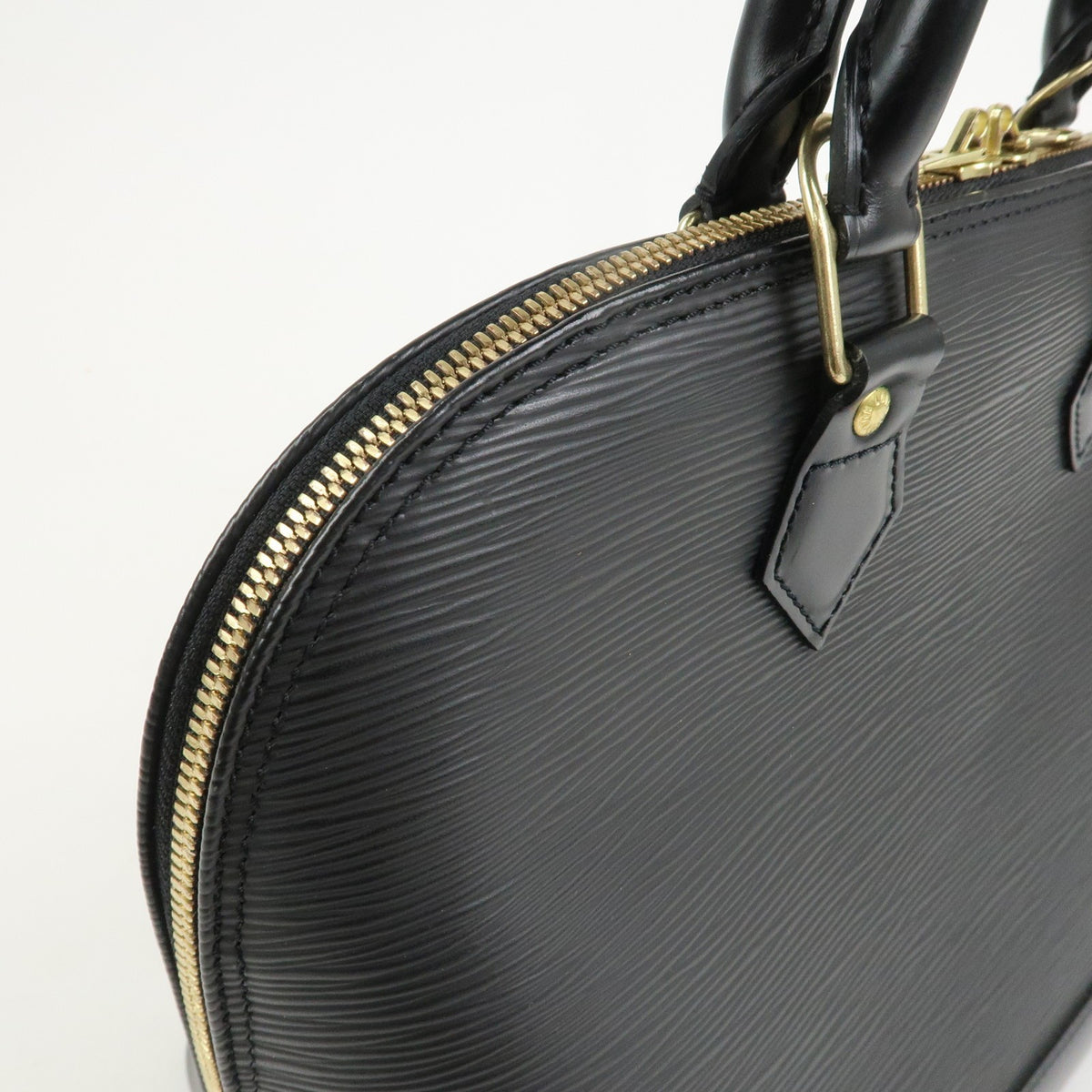 LOUIS VUITTON Alma PM Epi Leather Black Womens Handbag M52802 Preowned Auth13