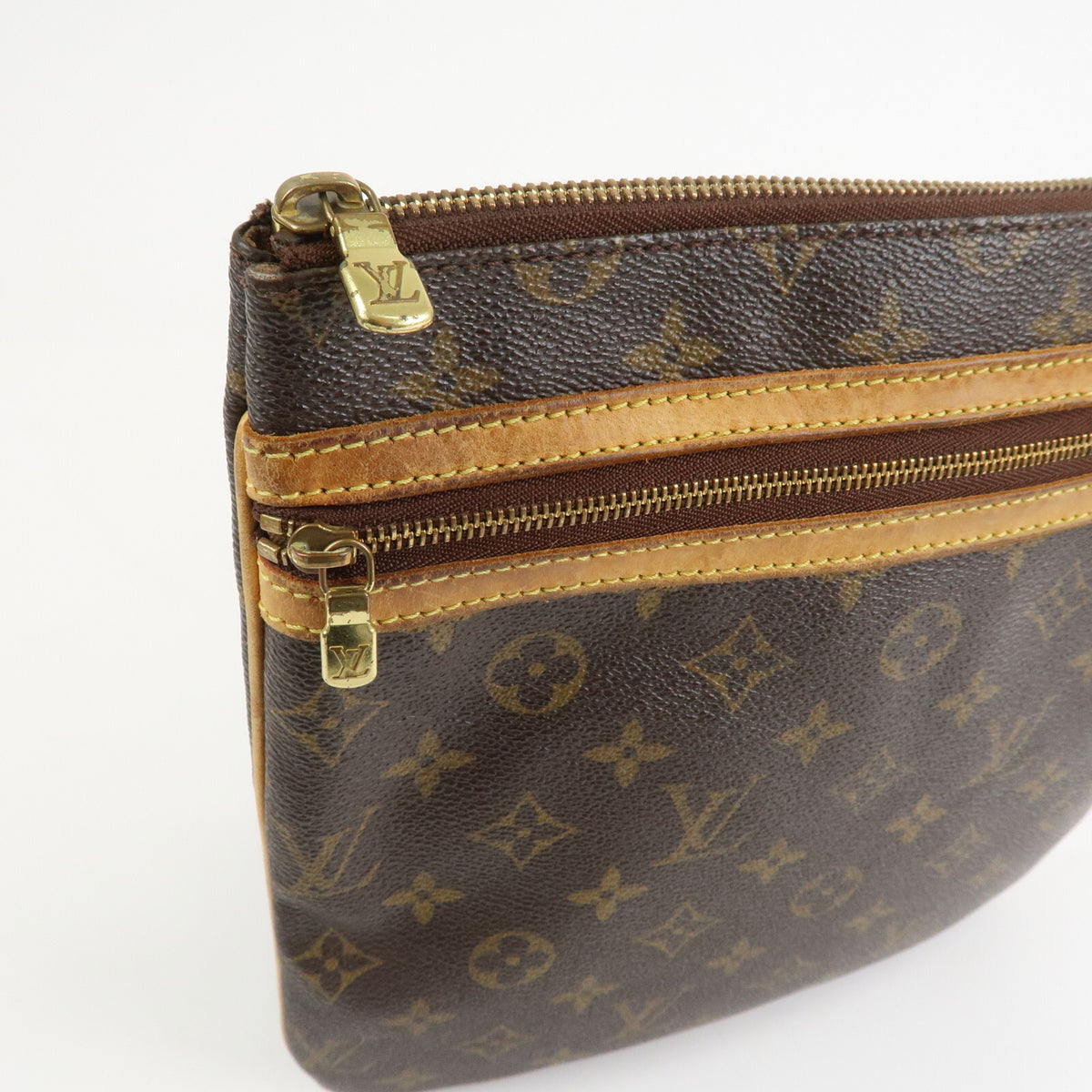 LOUIS VUITTON Pochette Bosphore Monogram Crossbody Shoulder Bag Preowned Auth9