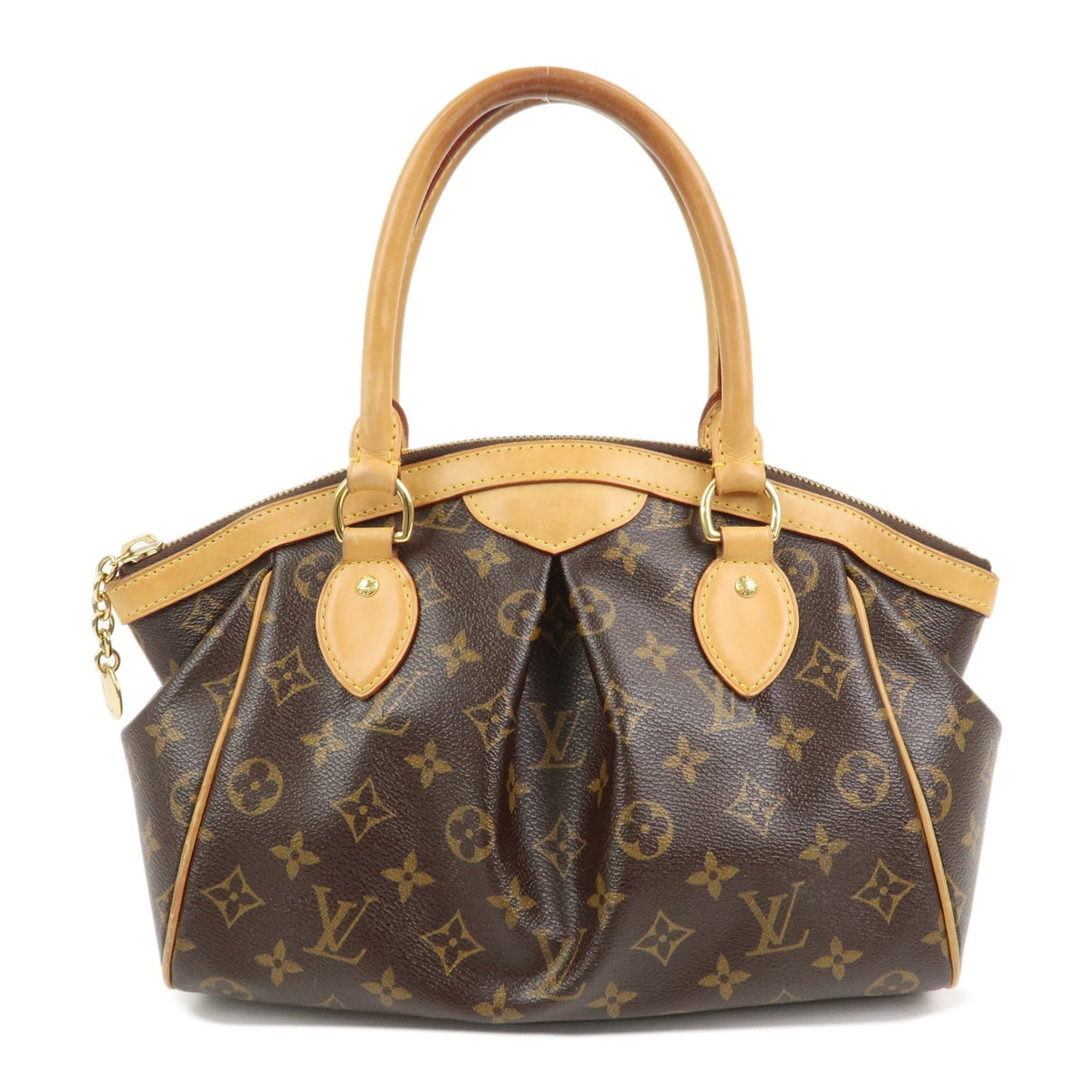 Louis Vuitton Monogram Tivoli PM Hand Bag Shoulder Bag Brown M40143 Used F/S0