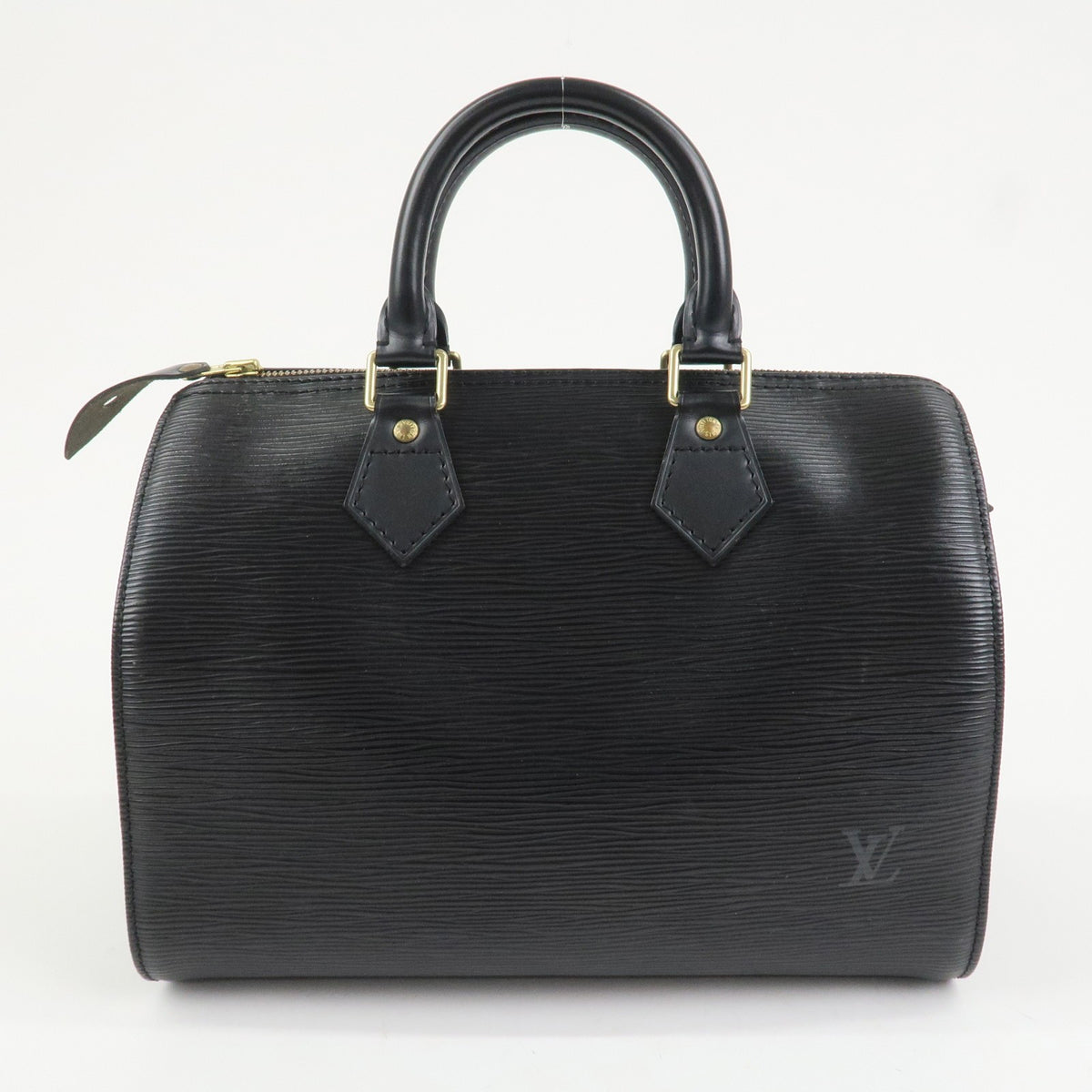 Louis Vuitton Handbag Speedy 25 Epi Leather Boston Bag Noir M59032 Used F/S1