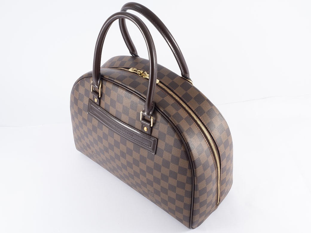 LOUIS VUITTON Nolita Damier Ebene Women Handbag Boston Bag N41455 Preowned Auth19