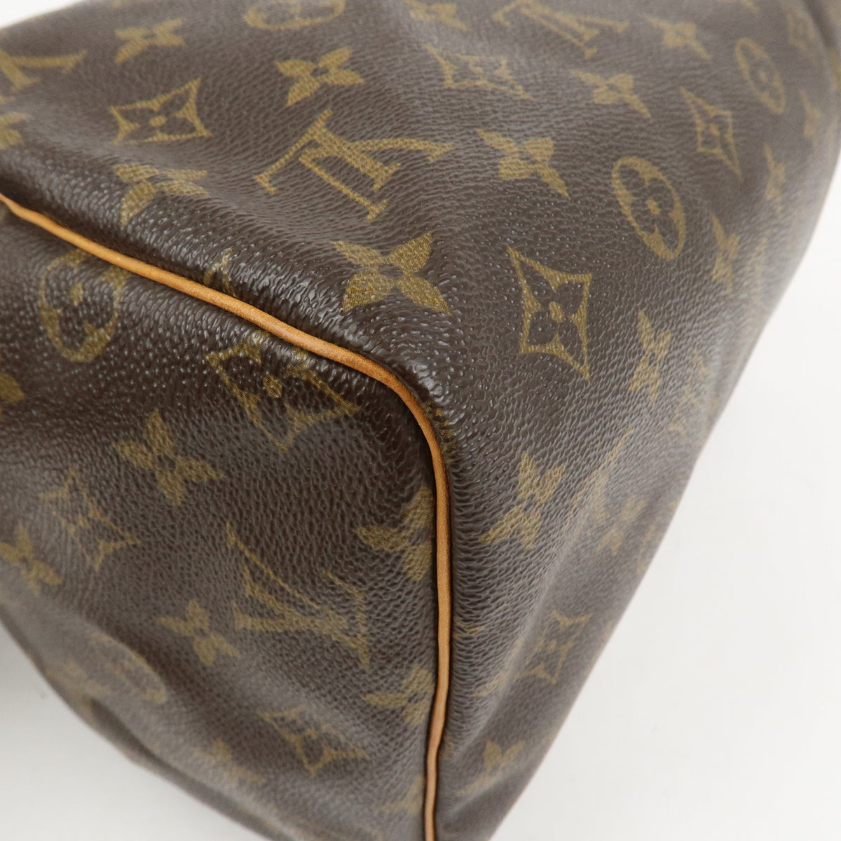 Louis Vuitton Monogram Speedy 30 Boston Bag Hand Bag Brown M41526 Auth Used F/S12