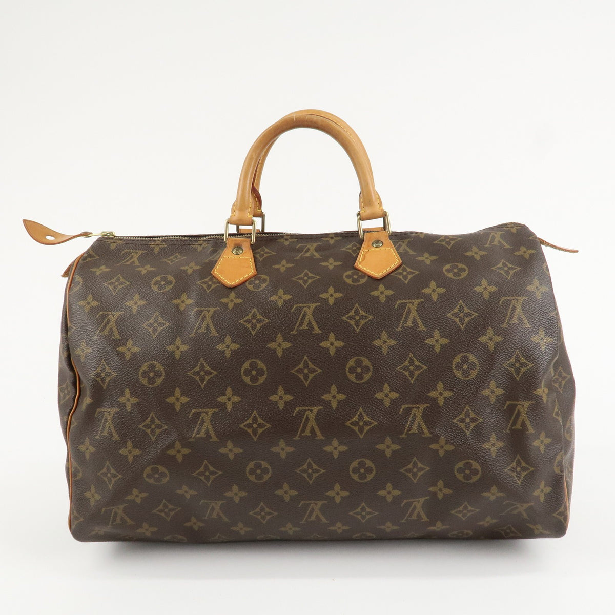 Auth Louis Vuitton Handbag Monogram Speedy 40 Boston Bag M41522 Reuse Used1