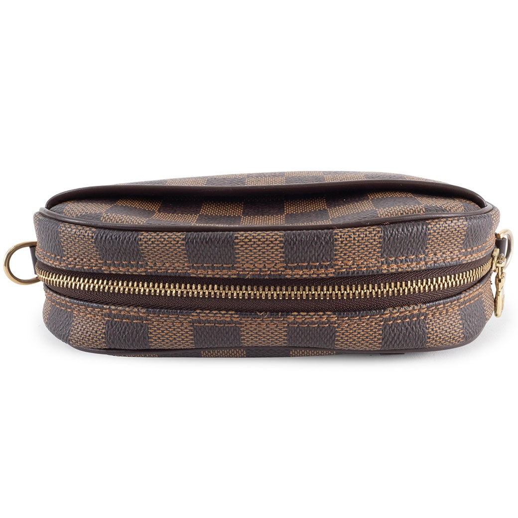 Louis Vuitton Ipanema PM N51296 Damier Ebene Canvas Brown Shoulder Bag Preowned4