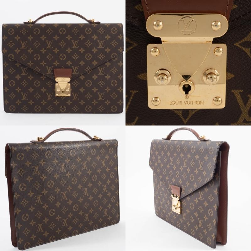 LOUIS VUITTON PorteDocuments Bandouliere Monogram Business Bag M53338 Preowned9