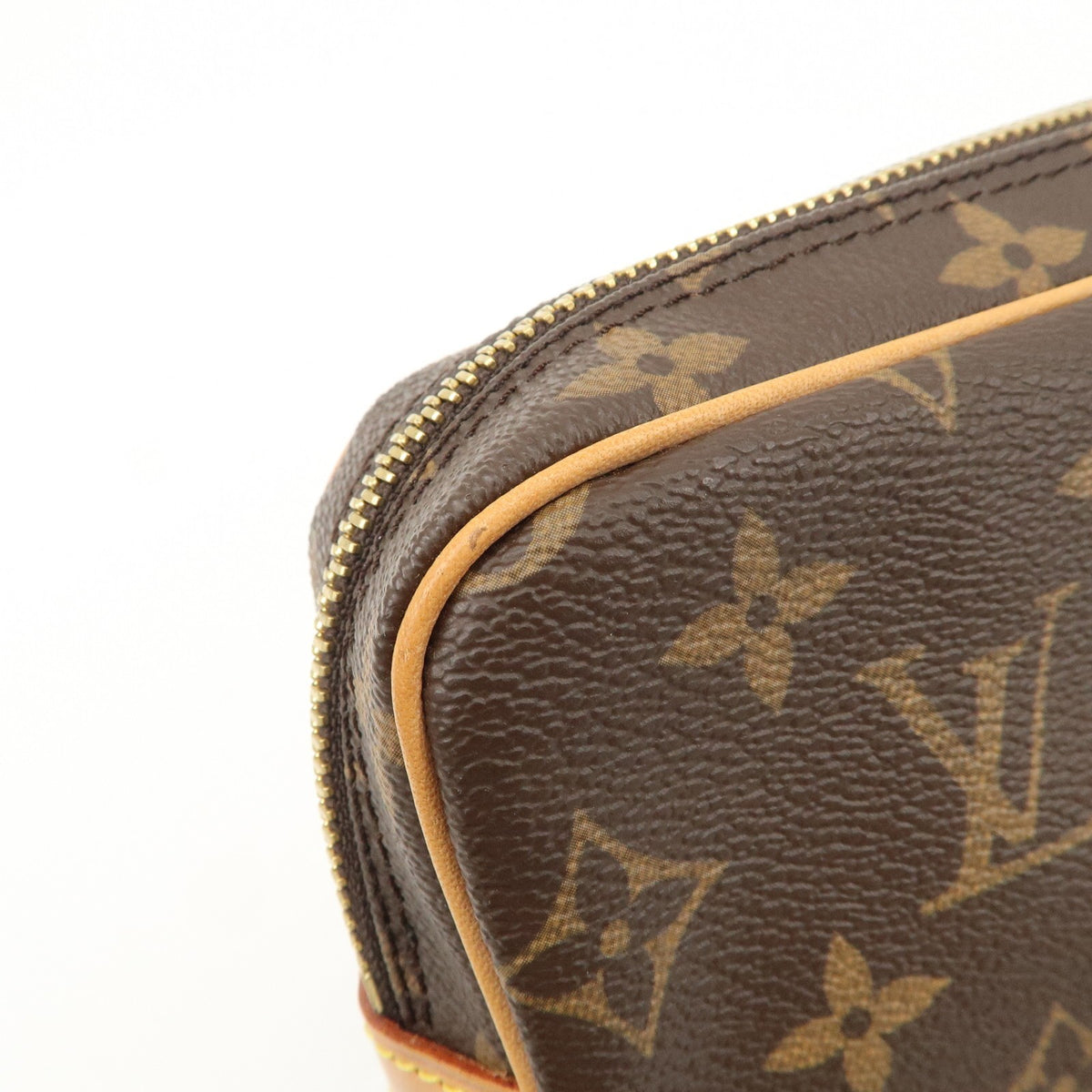 Louis Vuitton Monogram Marly Dragonne GM Clutch Bag Brown M51825 Auth Used F/S13