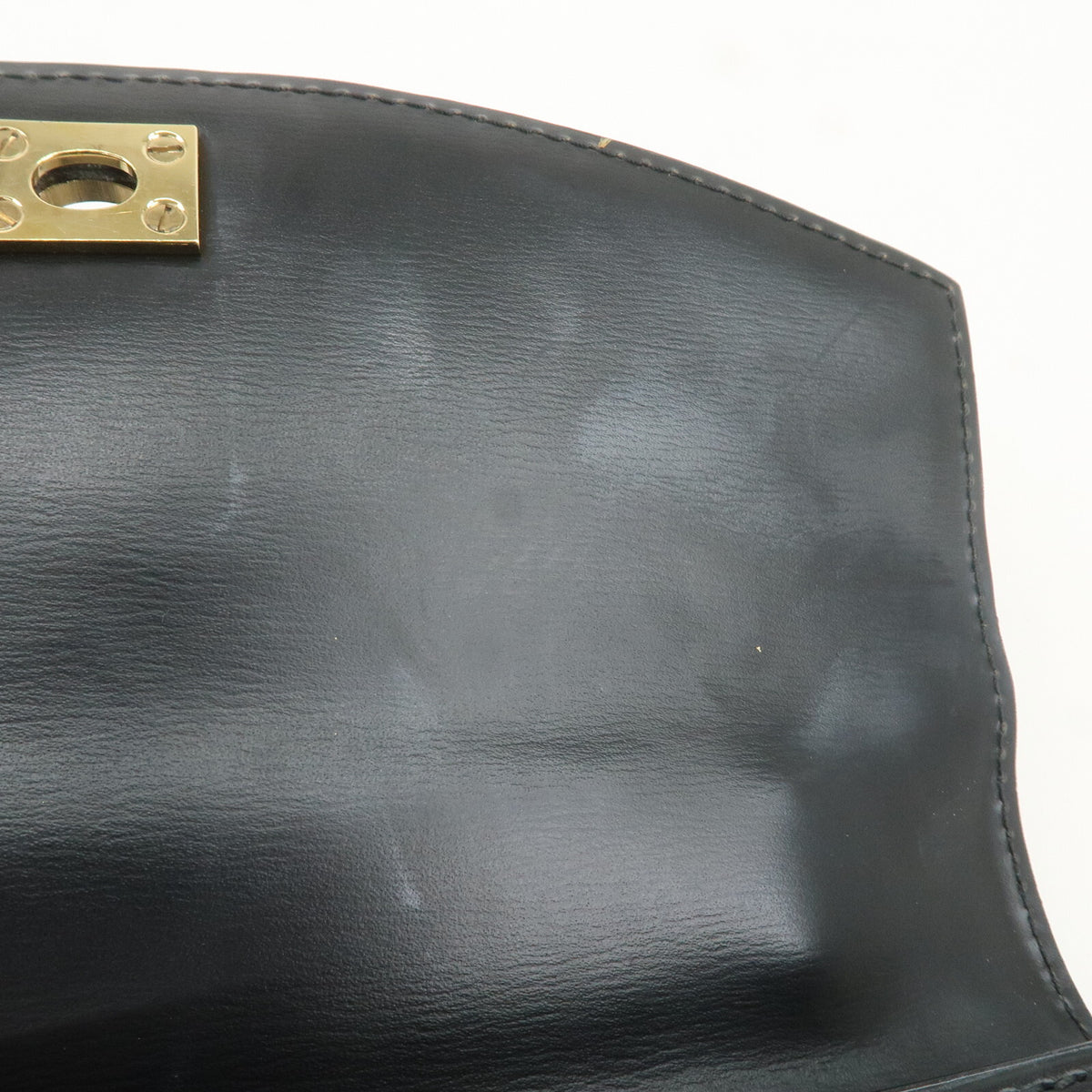 LOUIS VUITTON Malesherbes Handbag Epi Leather Black Noir M52372 Preowned Auth17